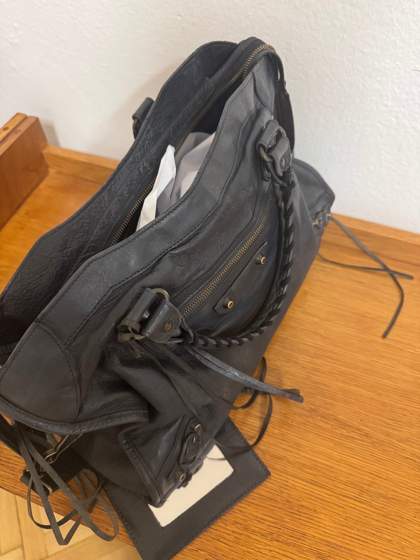 BALENCIAGA CITY BAG GREY