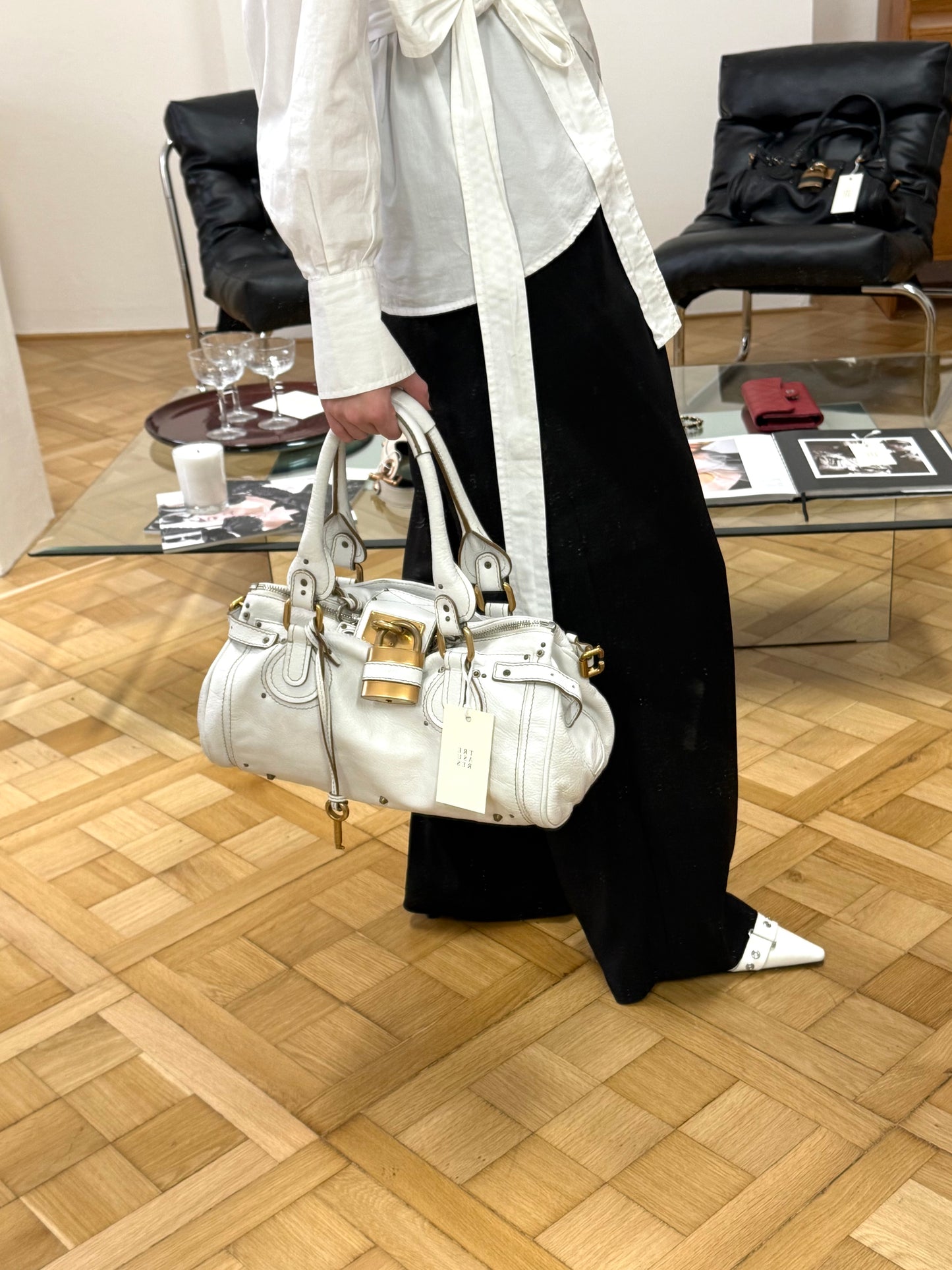 CHLOÉ PADDINGTON WHITE