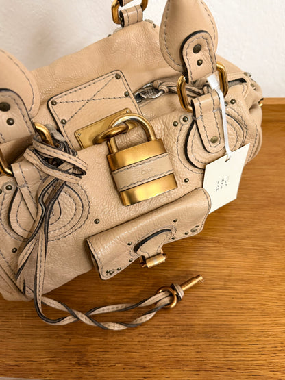 CHLOÉ PADDINGTON BY PHOEBE PHILO BEIGE GOLD HW