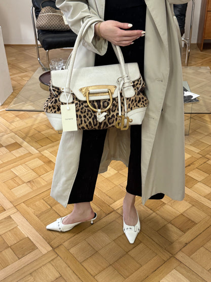 DOLCE & GABBANA LEOPARD SHOULDER BAG