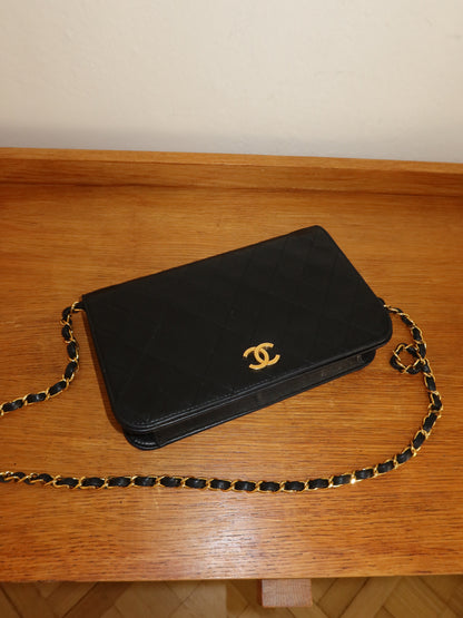 CHANEL SINGLE FULL FLAP BAG 24K GOLD