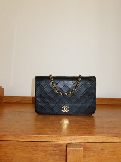 CHANEL SINGLE FULL FLAP BAG 24K GOLD
