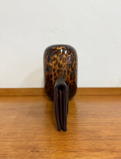 CHANEL CLASSIC LONG WALLET LAMBSKIN BLACK SERIES 10