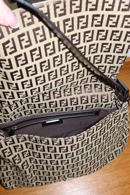 FENDI ZUCCA MAMMA BAGUETTE