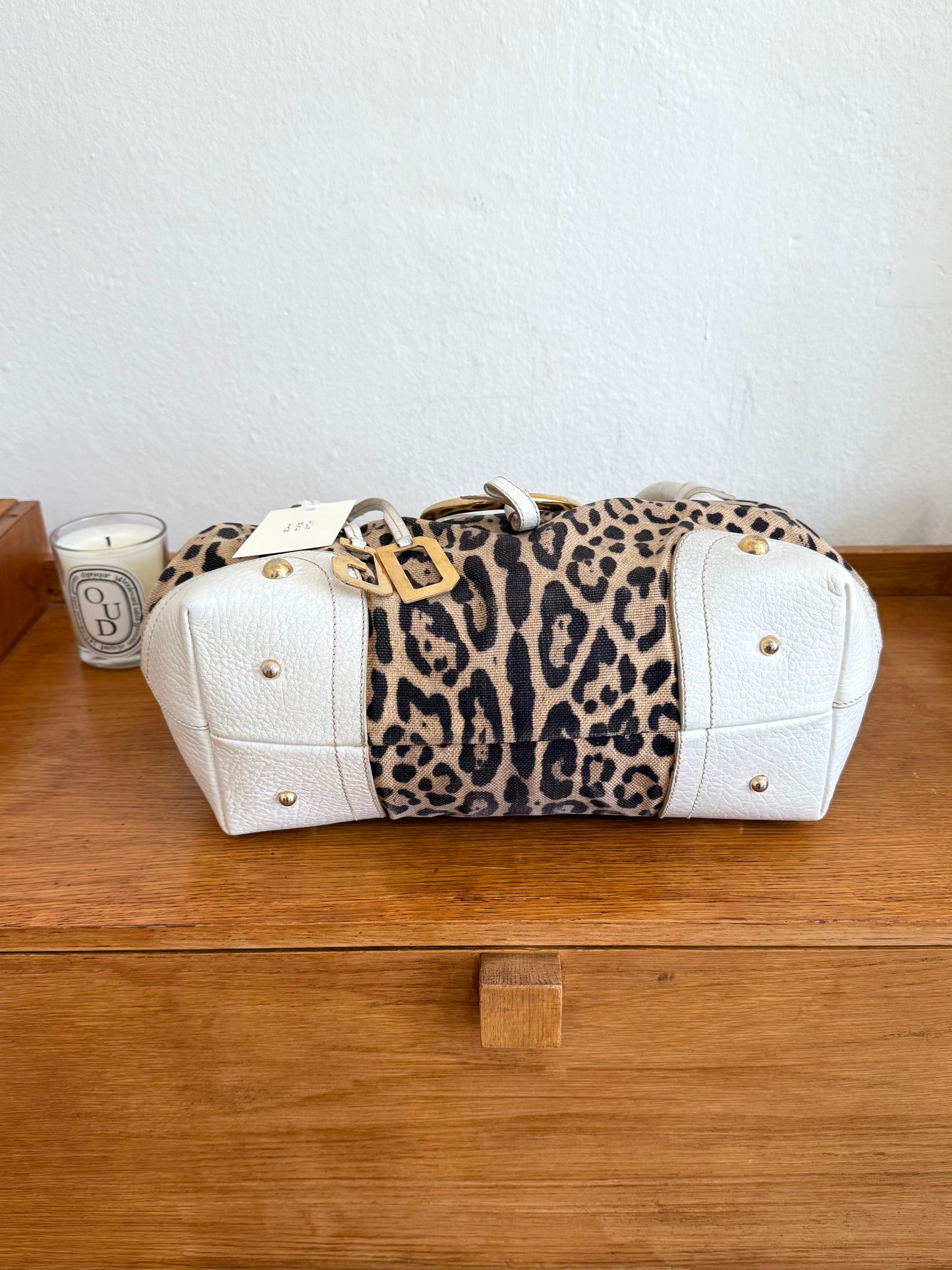 DOLCE & GABBANA LEOPARD SHOULDER BAG