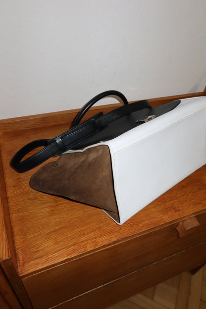 CELINE PHOEBE PHILO TRAPEZE BLACK WHITE