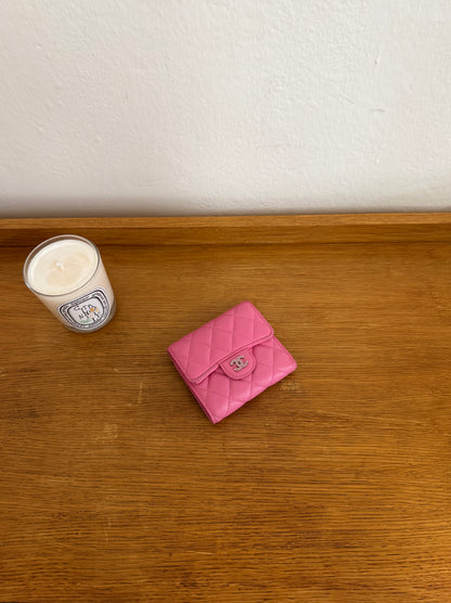 SERIES 27 CHANEL MINI WALLET LAMBSKIN PINK