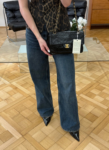 CHANEL TWIST LOCK CLASSIC FLAP BAG