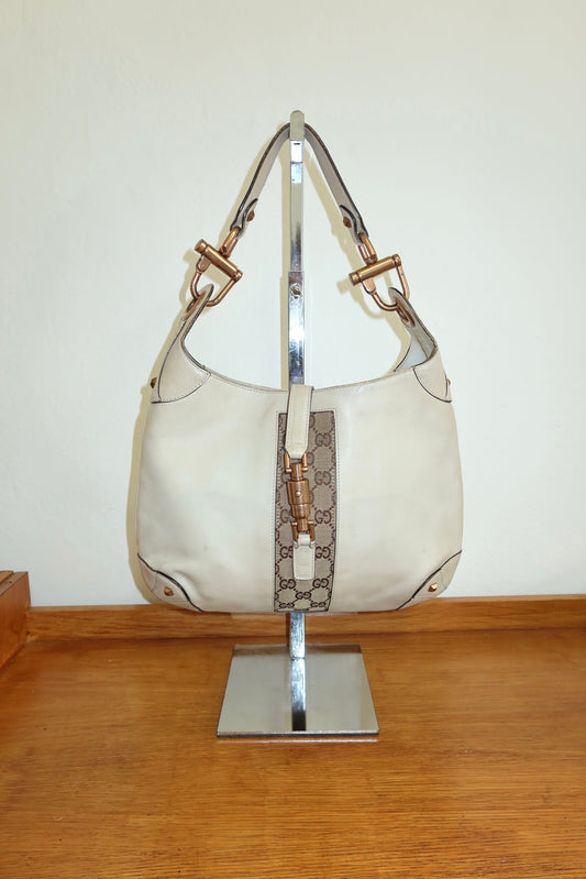 GUCCI JACKIE 1961 MONOGRAM BEIGE