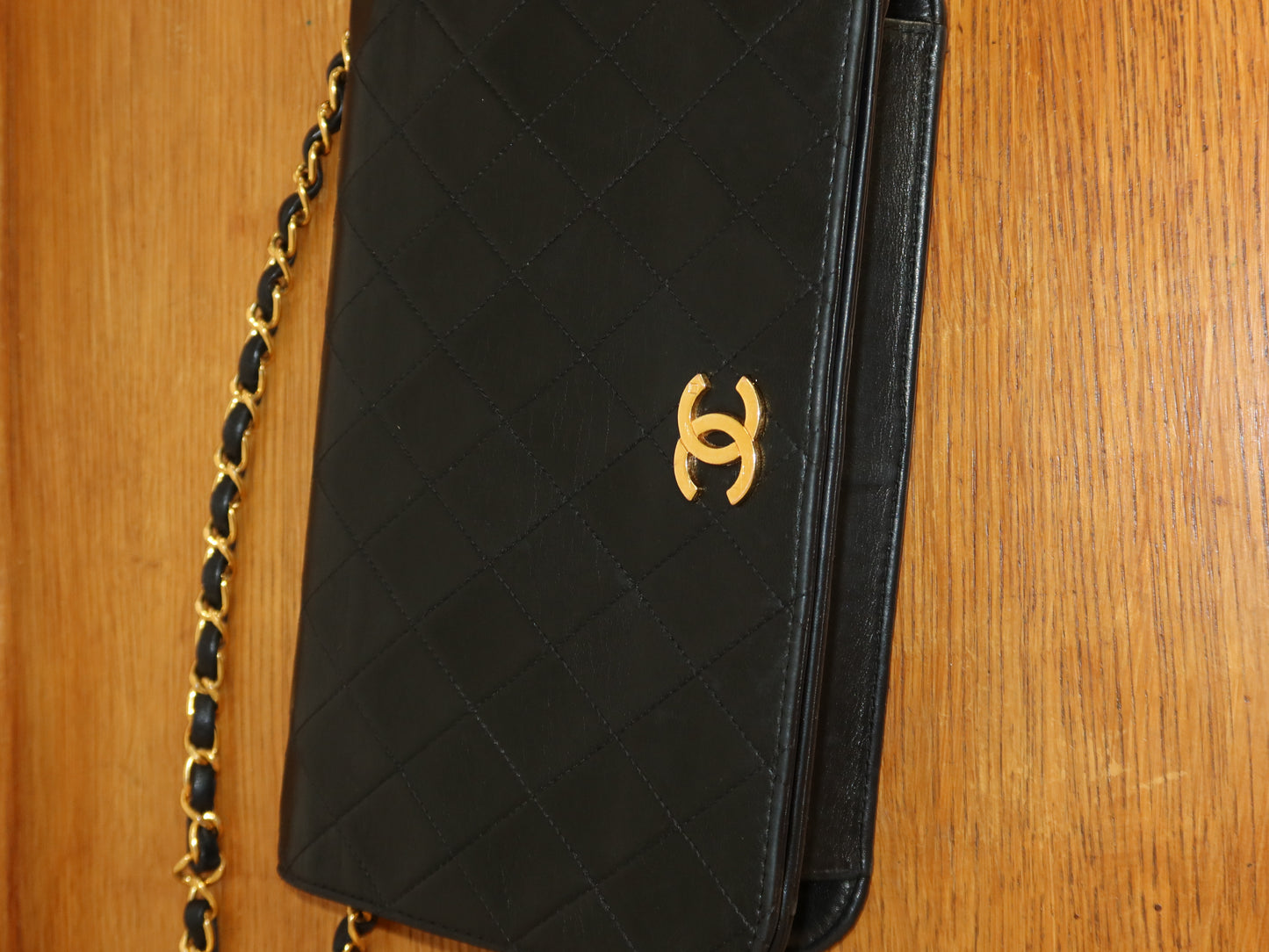 CHANEL SINGLE FULL FLAP BAG 24K GOLD