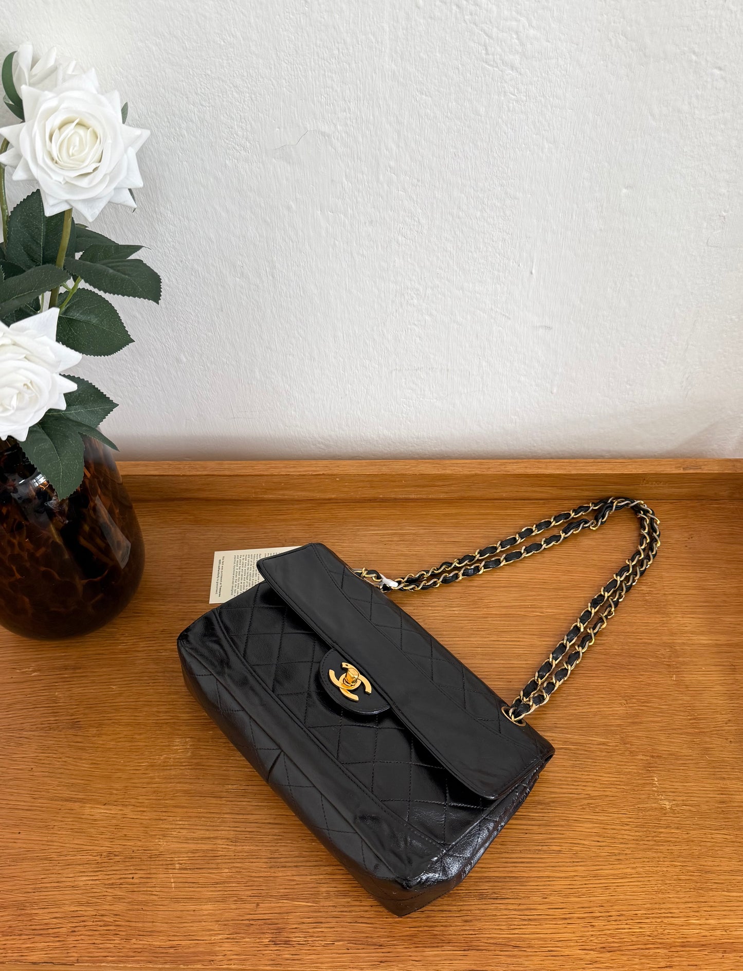 CHANEL TWIST LOCK CLASSIC FLAP BAG