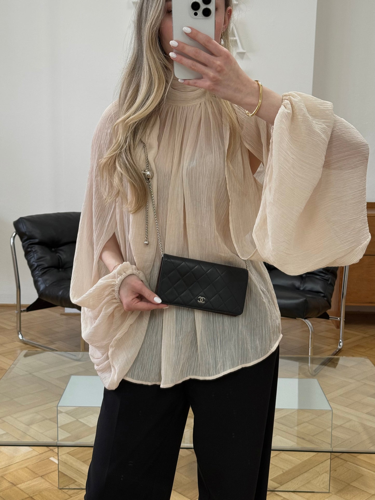 SERIES 10 CHANEL CLASSIC LONG WALLET LAMBSKIN