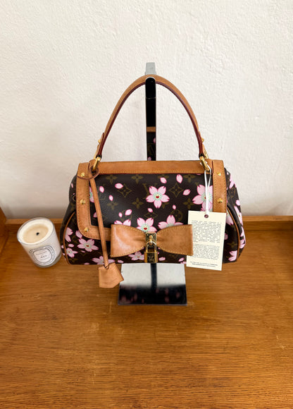 LV TAKASHI MURAKAMI CHERRY BLOSSOM SAC RETRO BOW
