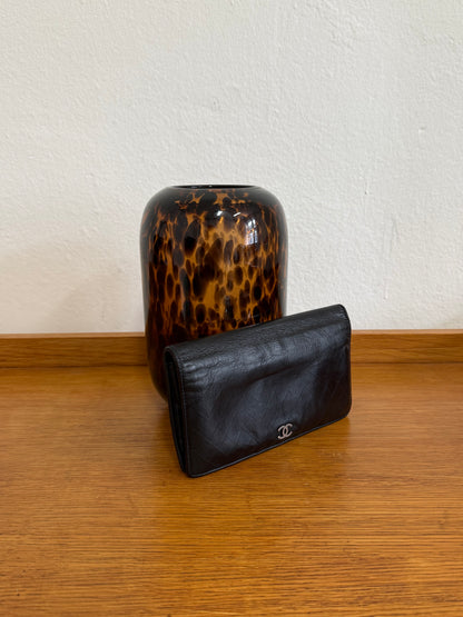 CHANEL LONG WALLET GRAINED SERIES 10