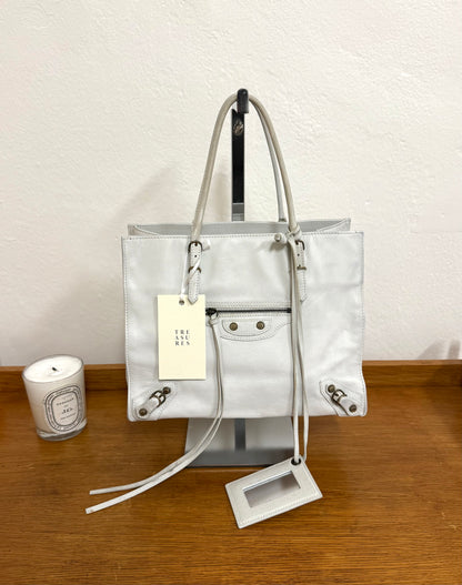 BALENCIAGA PAPIER WHITE BAG
