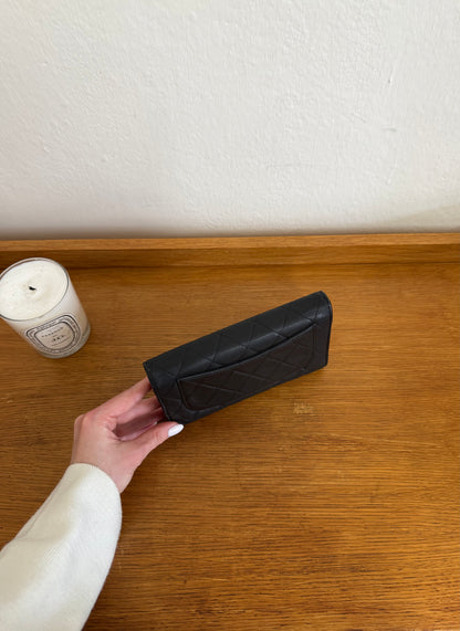 SERIES 12 CHANEL LONG WALLET LAMBSKIN BLACK