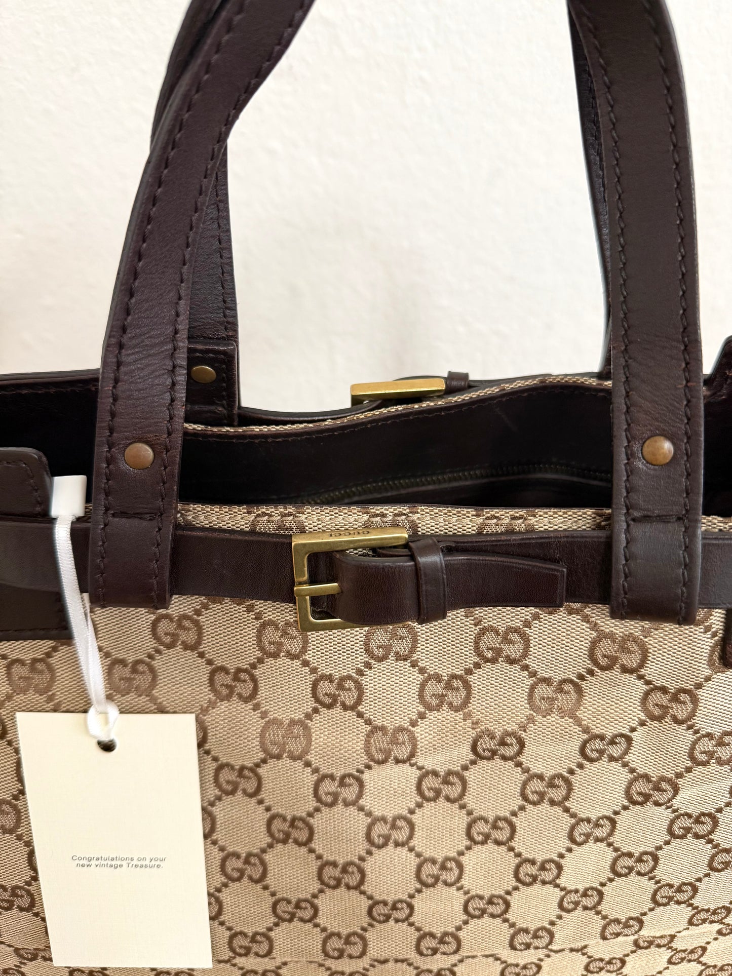 GUCCI GG BELT TOTE BAG
