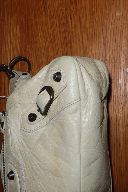 BALENCIAGA FIRST BAG IN ECRU