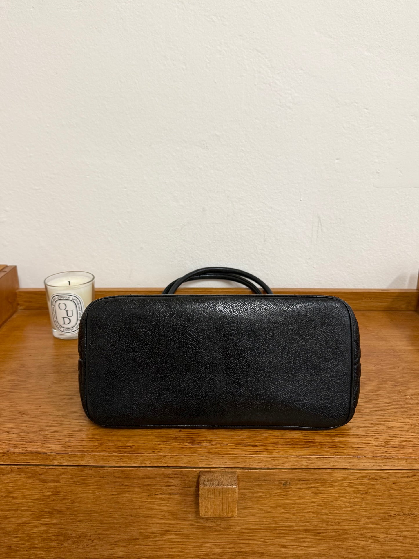 CHANEL CAVIAR MEDDALLION TOTE