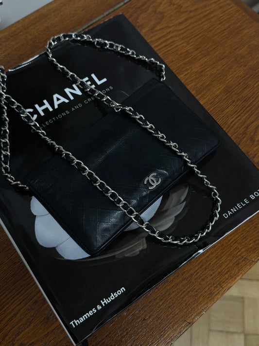 CHANEL LONG WALLET GRAINED SERIES 10