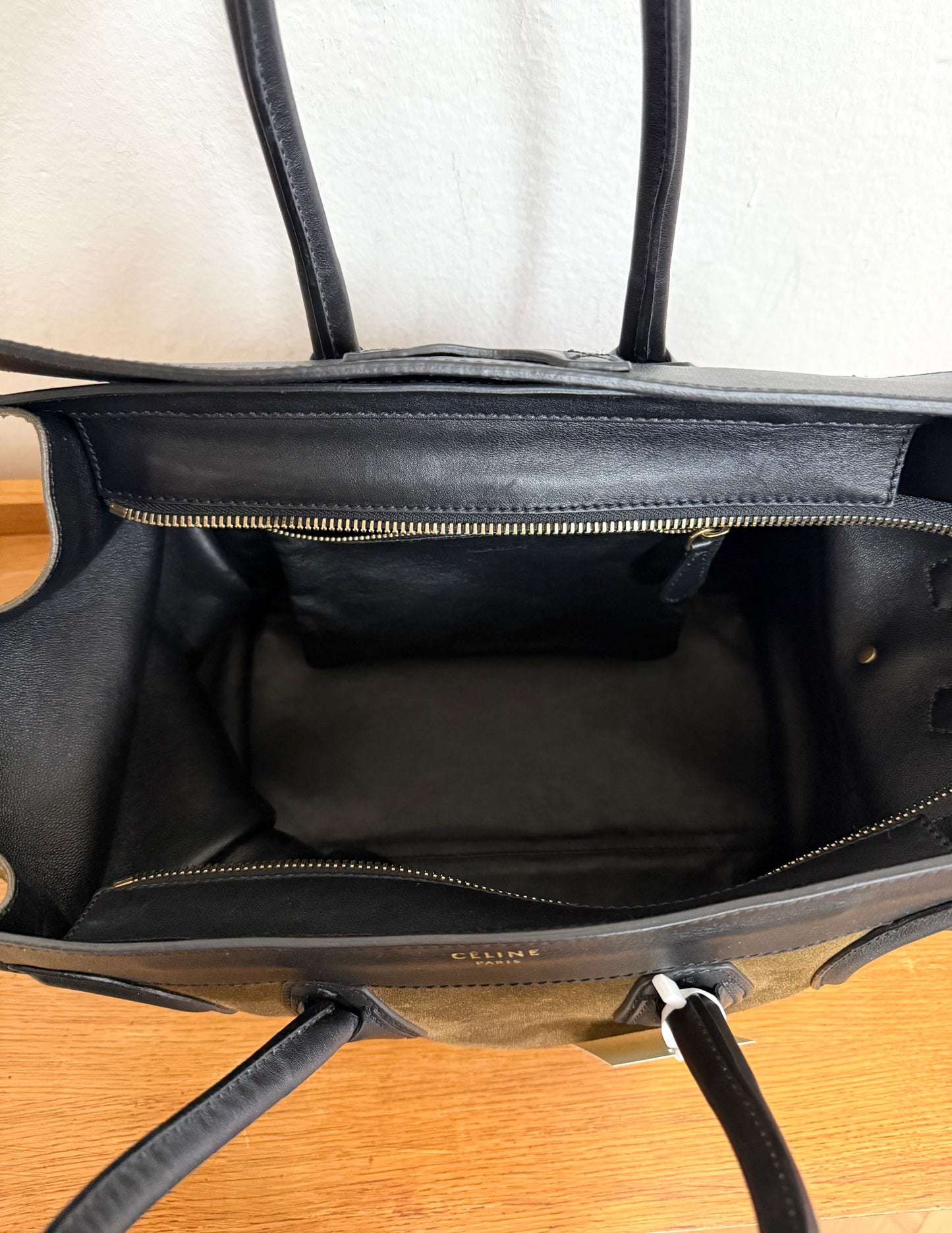 CELINE LUGGAGE BY PHOEBE PHILO SUEDE BAG