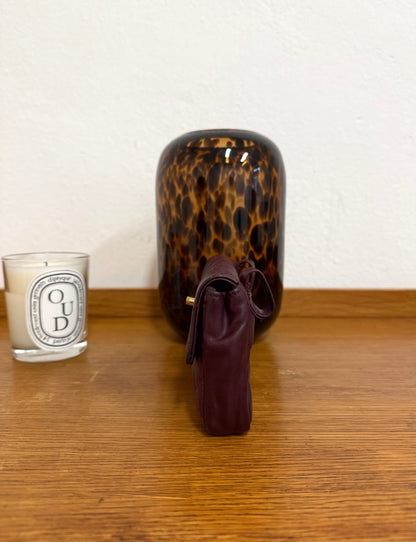 CHANEL BURGUNDY BELT BAG