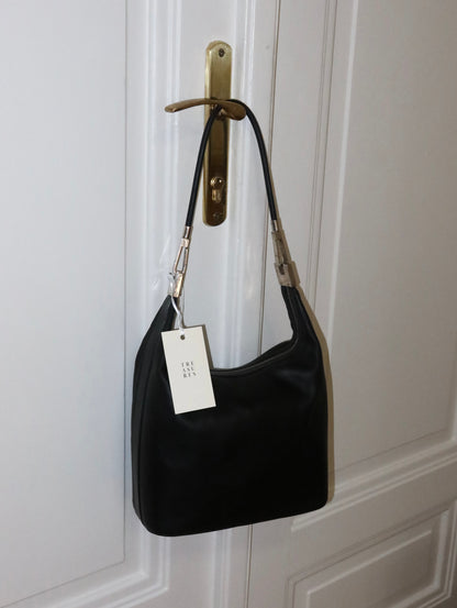 GUCCI LEATHER BLACK SHOULDER BAG BY TOM FORD