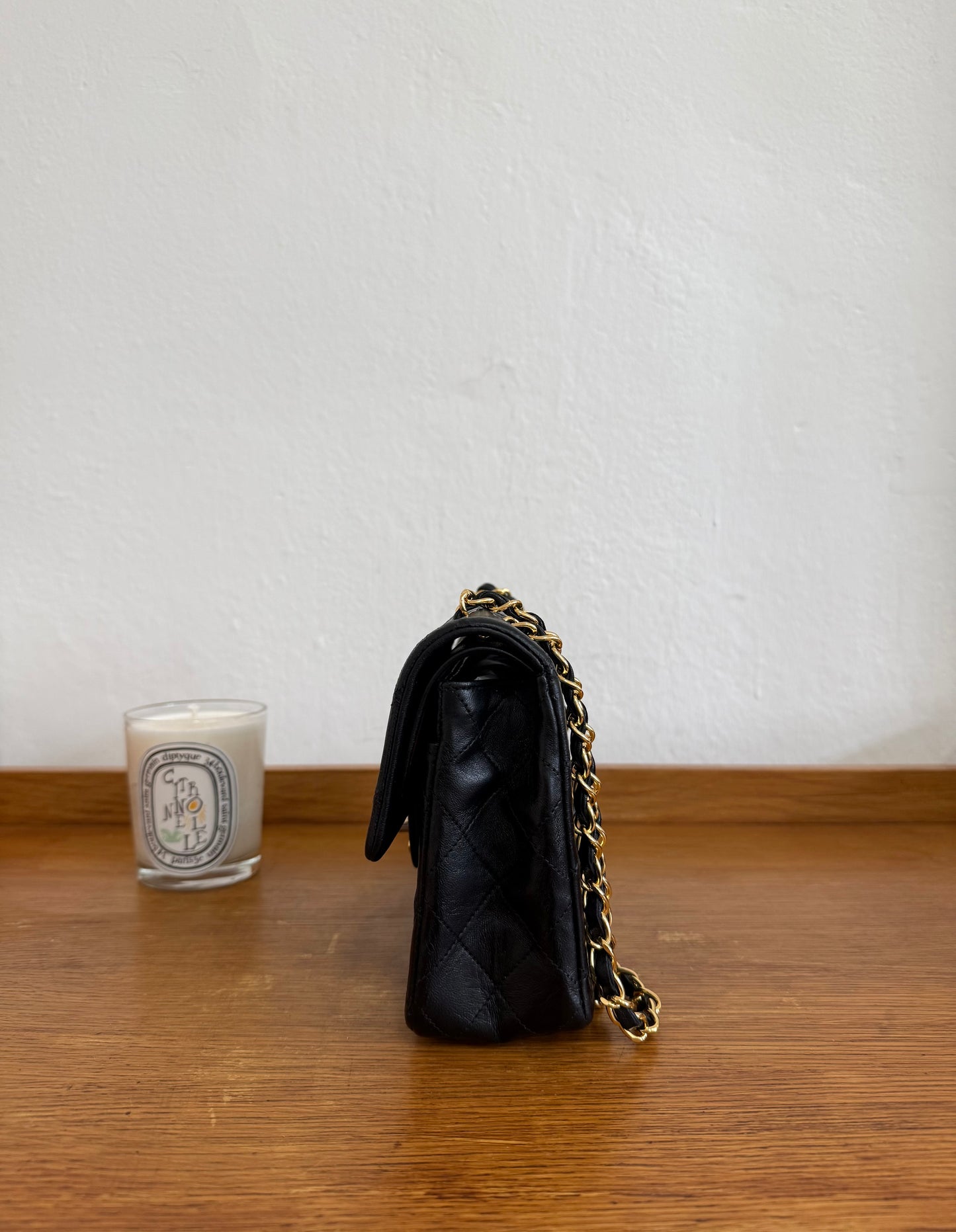 CHANEL CLASSIC DOUBLE FLAP BAG SMALL 24K GOLD