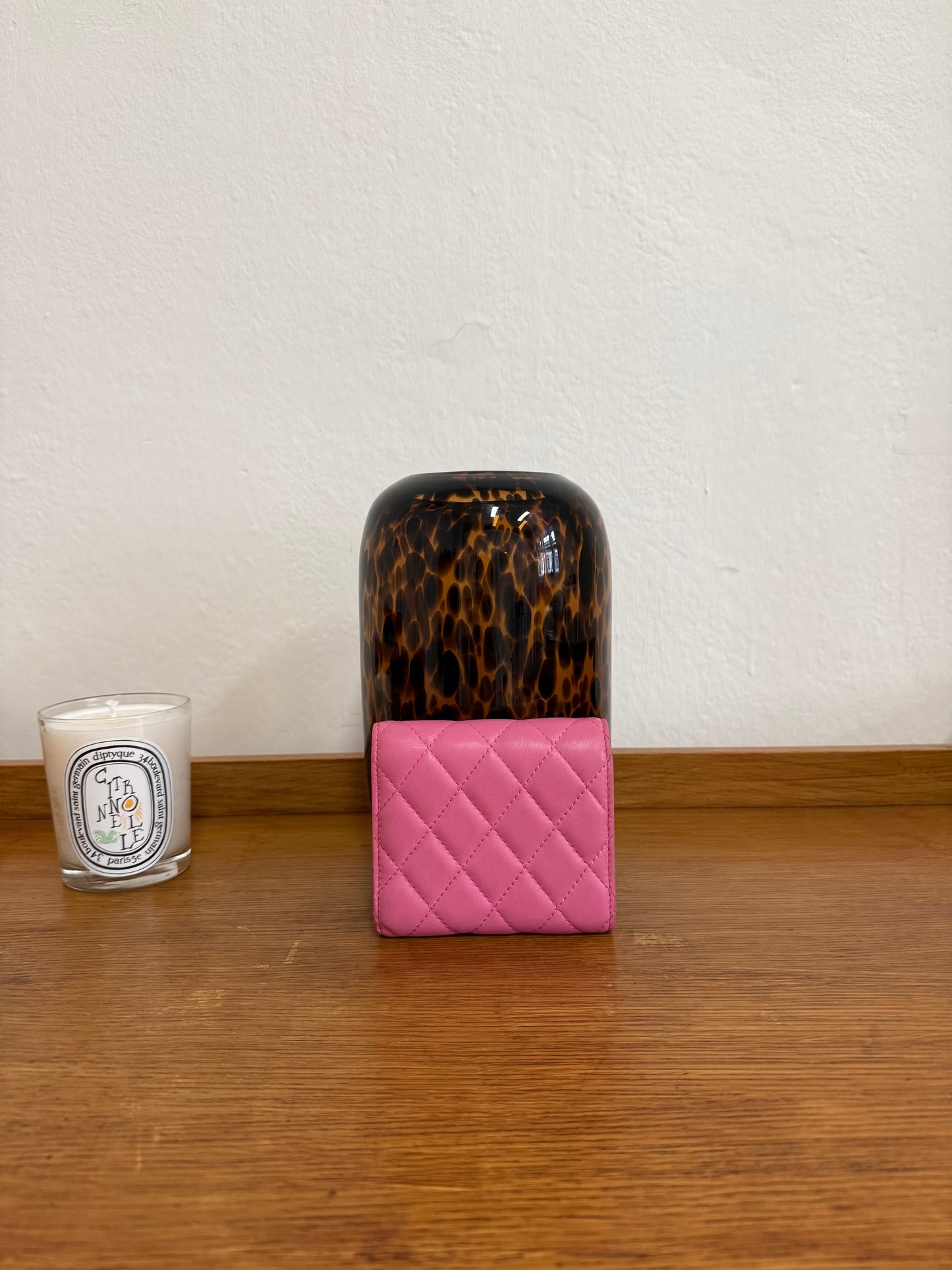 SERIES 27 CHANEL MINI WALLET LAMBSKIN PINK