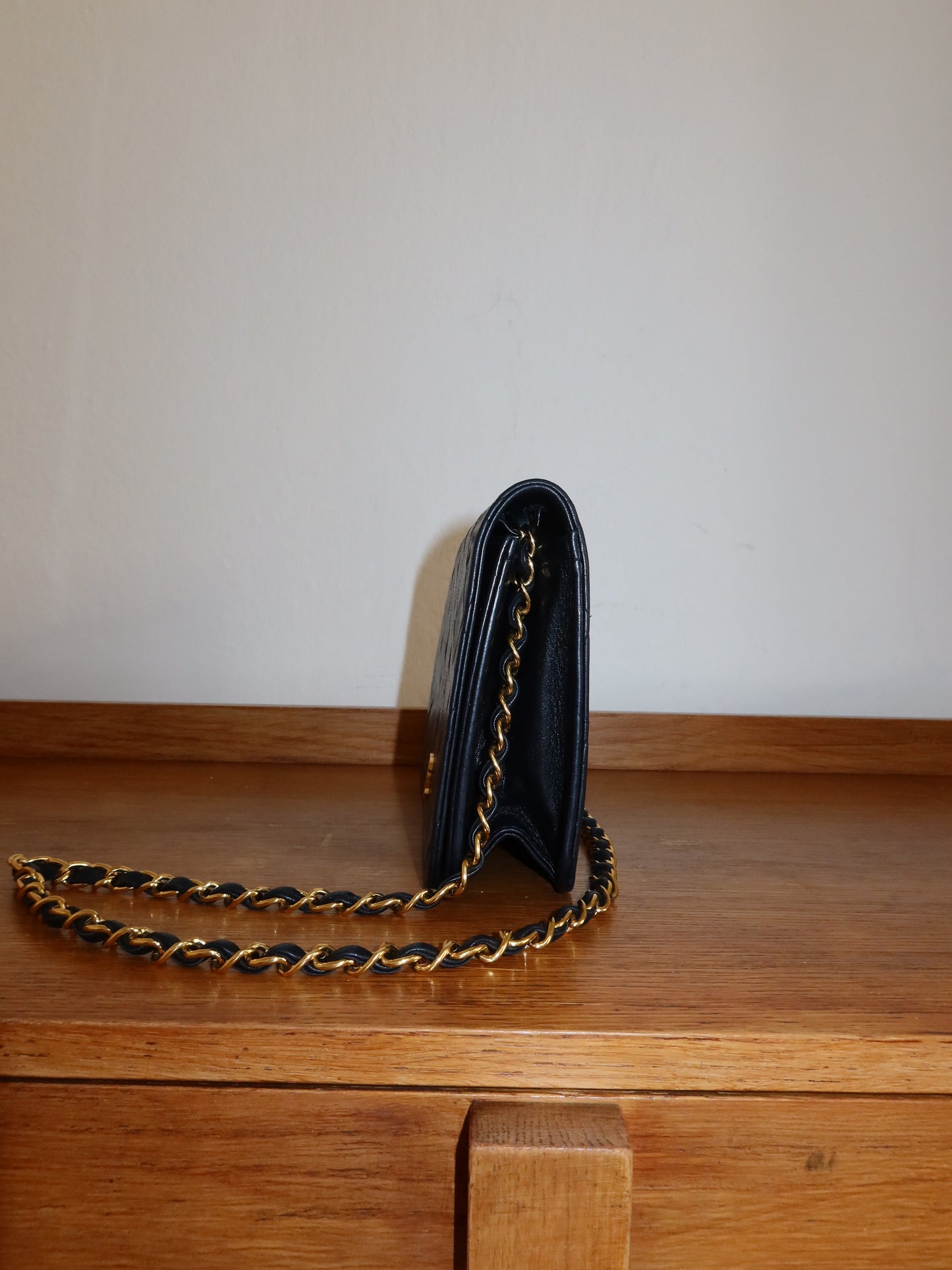 CHANEL SINGLE FULL FLAP BAG 24K GOLD