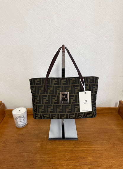 FENDI ZUCCA TOTE HANDBAG