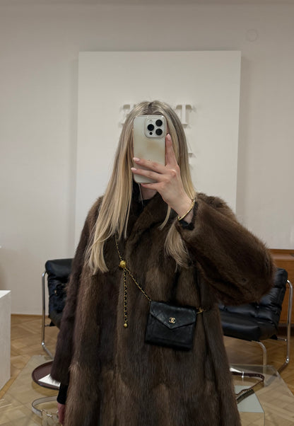 CHANEL CAVIAR DOUBLE SIDED WALLET