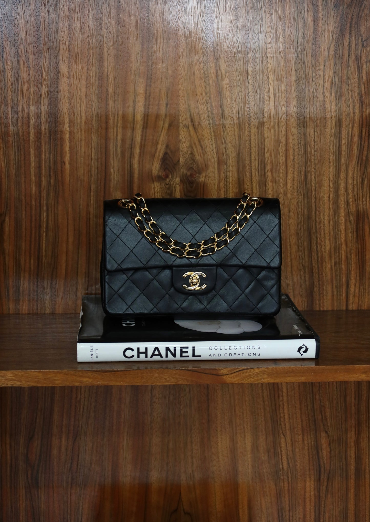 CHANEL CLASSIC DOUBLE FLAP BAG SMALL 24K GOLD