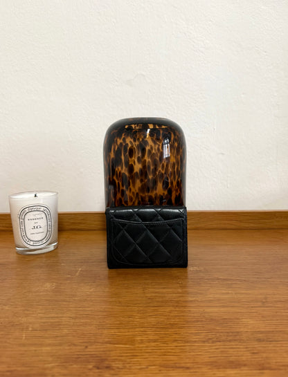 CHANEL MATELASSE QUILTED WALLET BLACK