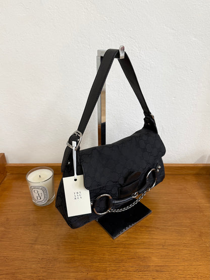 GUCCI HORSEBIT SHOULDER BAG GG