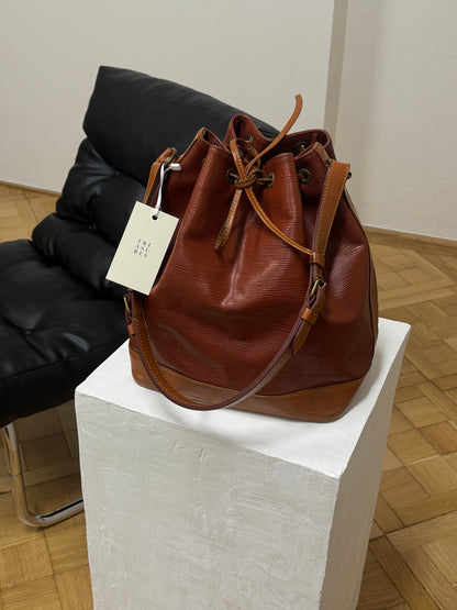 LOUIS VUITTON EPI NOÉ BROWN BUCKET BAG