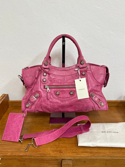 BALENCIAGA CITY BAG PINK