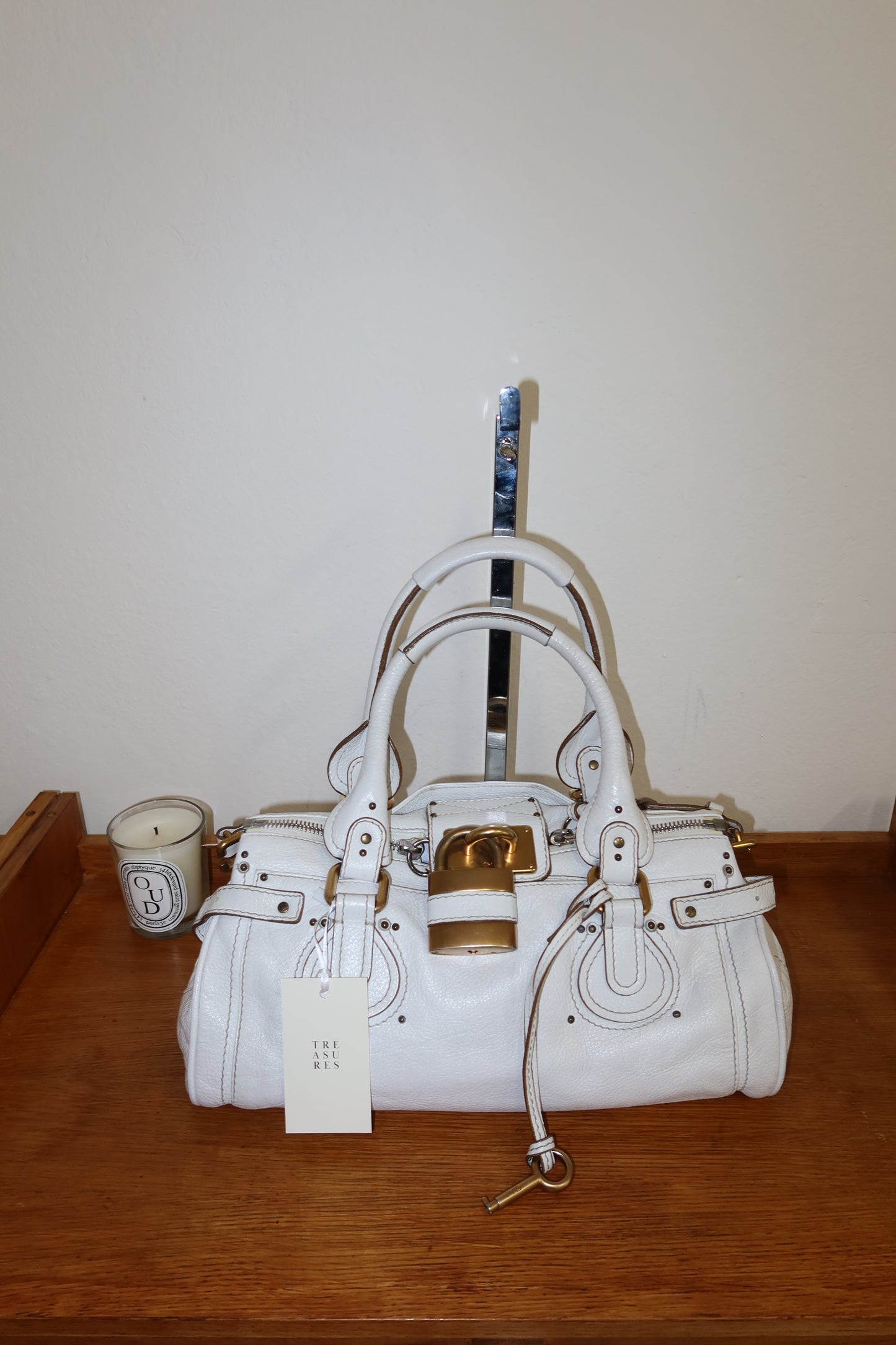 CHLOÉ PADDINGTON WHITE