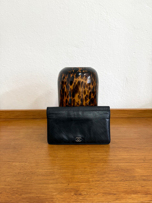 CHANEL LONG WALLET GRAINED SERIES 10