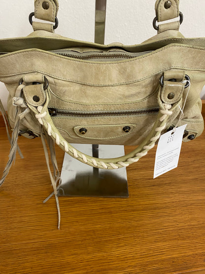 BALENCIAGA FIRST BAG IN ECRU