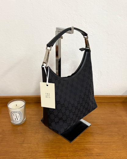 GUCCI GG BLACK SHOULDER BAG