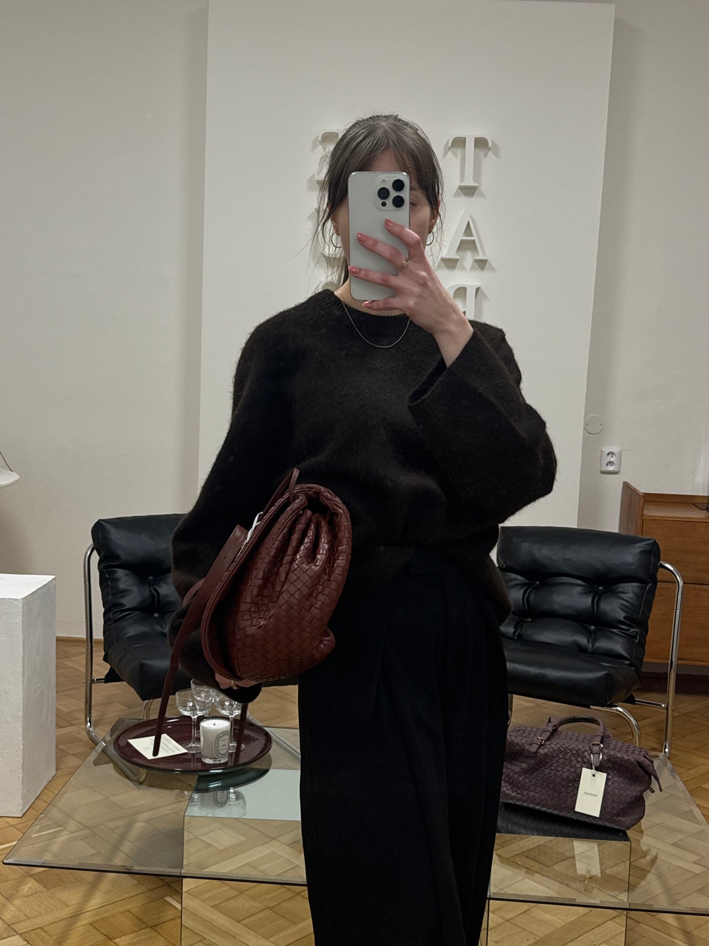 BOTTEGA VENETA INTRECCIATO SHOULDER BAG