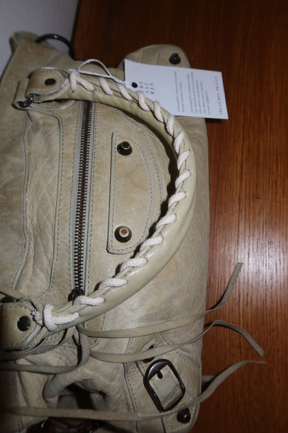 BALENCIAGA FIRST BAG IN ECRU