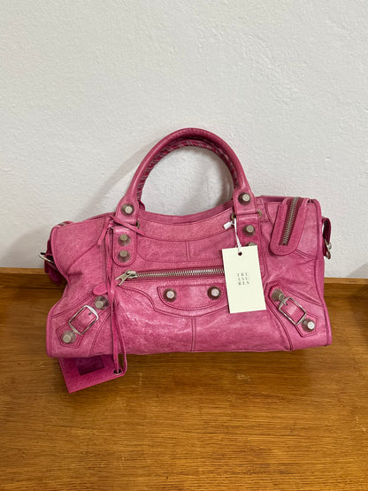 BALENCIAGA CITY BAG PINK
