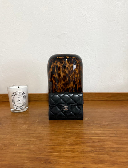 CHANEL MATELASSE QUILTED WALLET BLACK