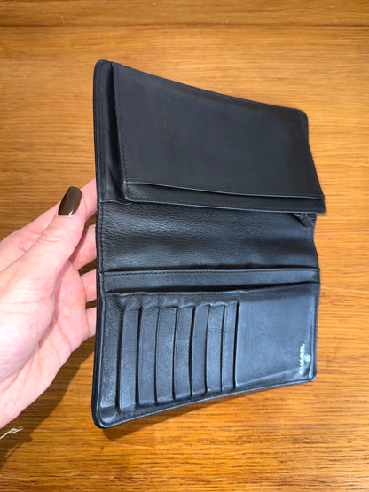 CHANEL LONG WALLET GRAINED SERIES 10