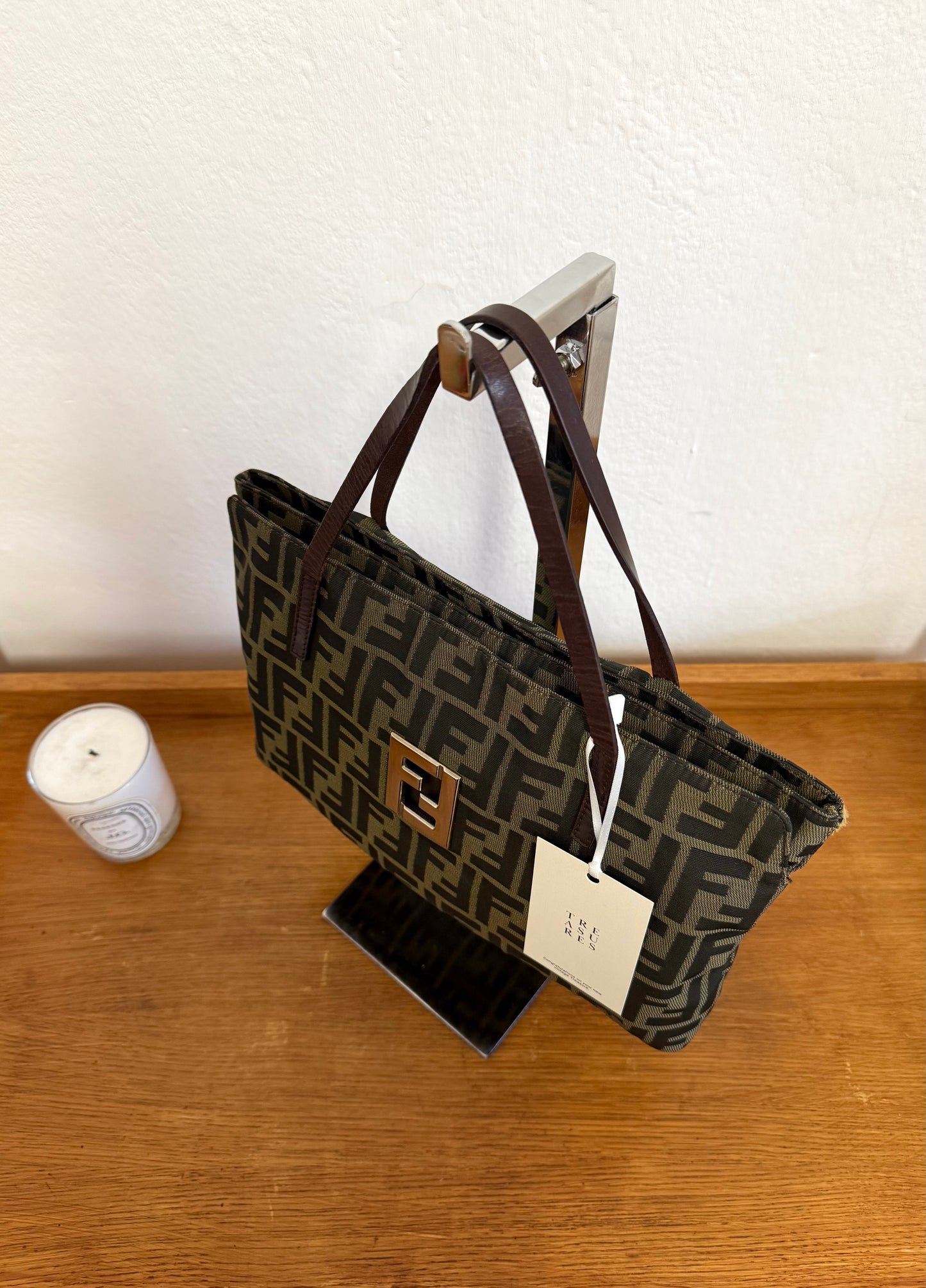 FENDI ZUCCA TOTE HANDBAG