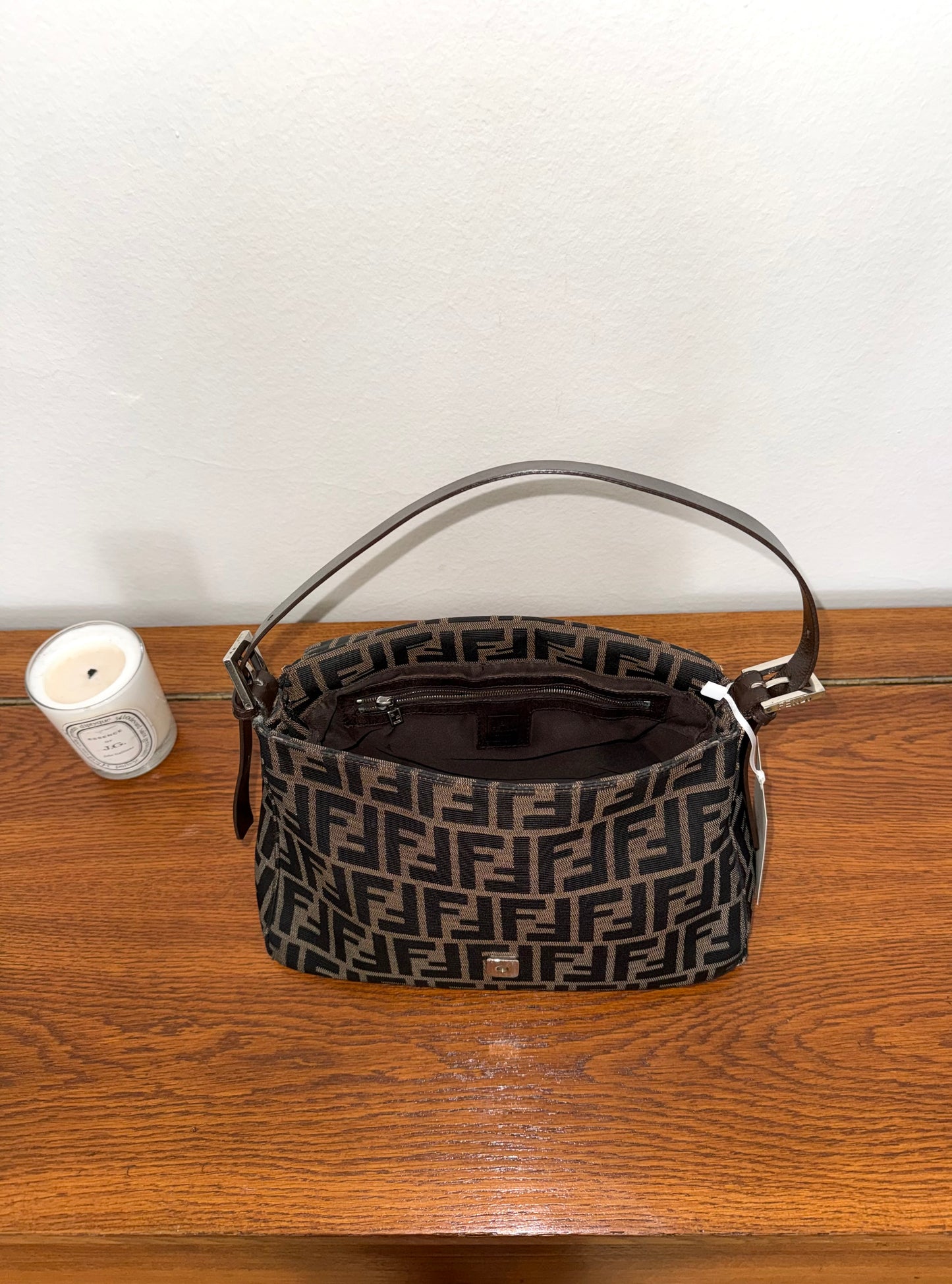 FENDI ZUCCA MAMMA BAGUETTE BAG