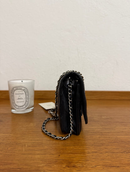 CHANEL WOC BLACK LAMBSKIN