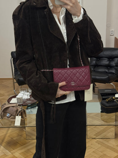 CHANEL LAMBSKIN WOC WINE GRAPE